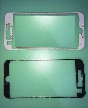 

10pcs Front Bezel with hot glue Middle Frame for iPhone 7 7plus 4.7 5.5 inch Black white Mid Frame Chassis Bezel Touch Screen