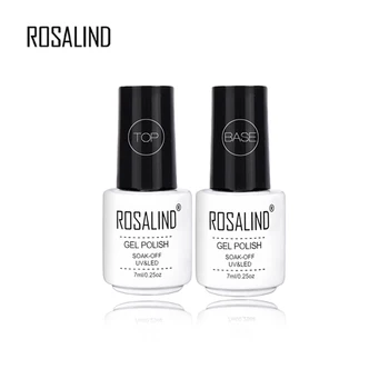 

ROSALIND 1 Bottle 7ml Pearl Nail Art Gel Polish Soak Off Gel Varnish Nail Primer Top Base Coat