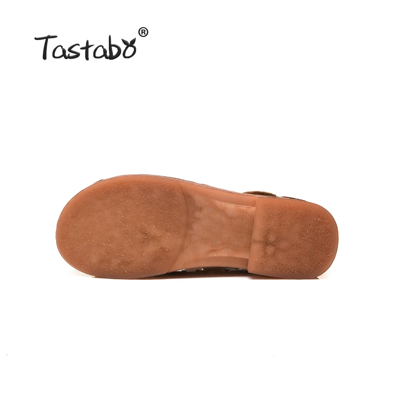 Женские туфли из натуральной кожи Tastabo удобные повседневные износостойкие