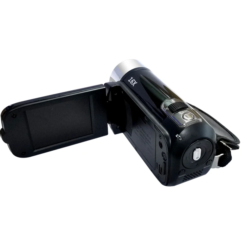 Вращающийся экран DV камера 2,7 дюймов TFT ЖК-экран съёмка видео видеокамера 16X цифровой зум Свадьба DVR рекордер