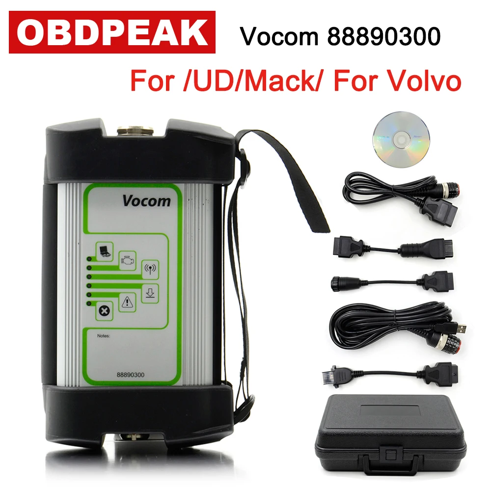 Последняя версия VOCOM 88890300 Интерфейс Bluetooth для Volvo/Renault/UD/мак грузовик
