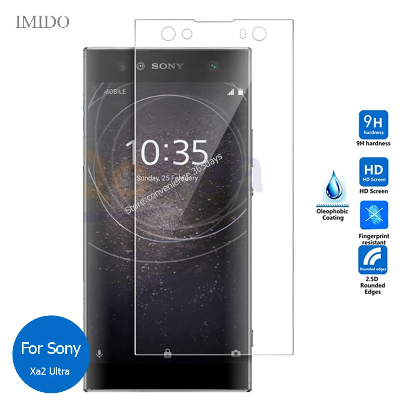 

2PCS Tempered Glass For Sony Xperia Xa1 Plus Xa2 Ultra Xa X Compact Screen Protector 2.5 9h Safety Protective Film On Xa 1 2
