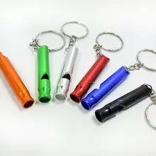 High quality aluminum small pet dog whistle whistle keychain new adjustable ultrasonic dog training supplies Free shipping