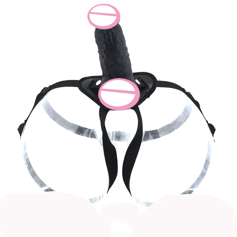 24cm Huge Strap on Dildos Sex Products Strapon Dong Harness black Realistic Dildo for women Vagina/Anal Lesbian Strap-on toys