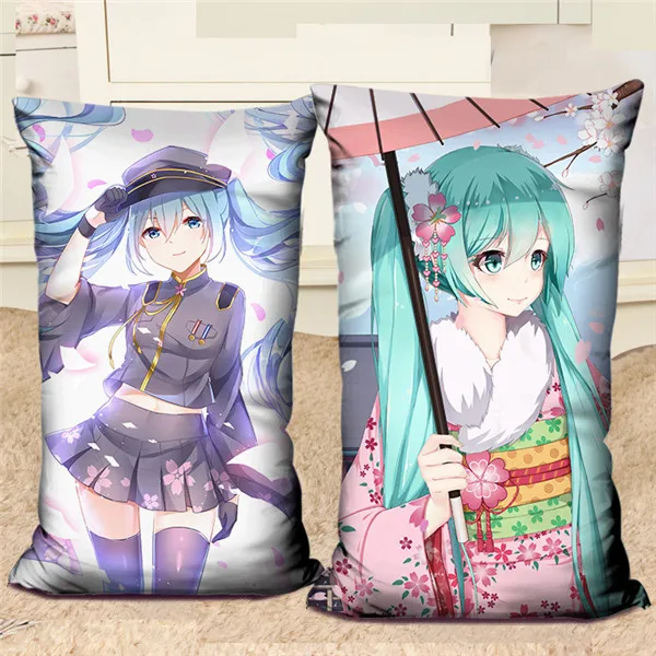 Amellor 40x60CM Japanese cartoon anime Decorative pillow Hatsune Miku ...