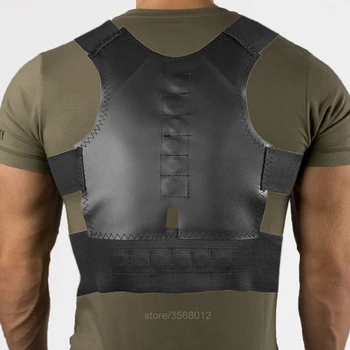 

2018 Magnetic Posture Corrector Scoliosis Back Brace Spine Corset Belt Shoulder Therapy Support Poor Posture Correction Belt Men