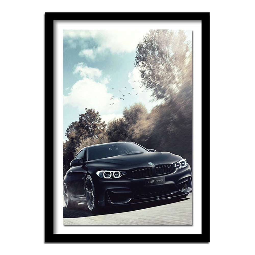 

5D Diy Diamond Painting Scenery Car Cross Stitch Full Square Rhinestone Diamond Embroidery Flowers European Home Decor