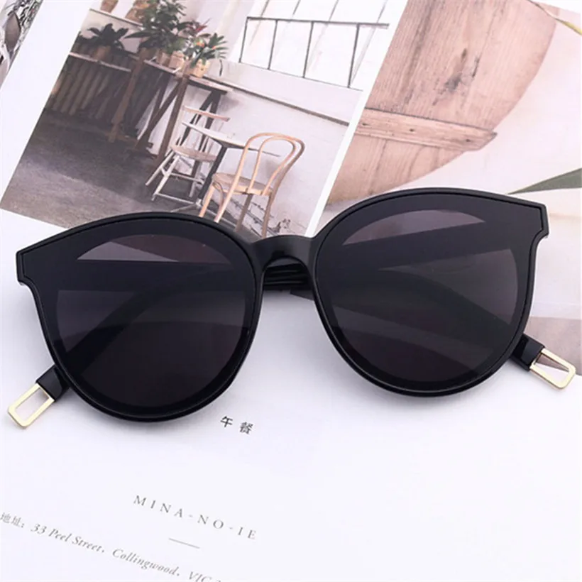 

NYWOOH Luxury Cat Eye Sunglasses Men Colour Flat Top Oversized Sun Glasses Female Male Vintage Sunglass Shades for Women