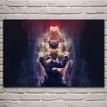 

JoJo's Adventure Josuke anime fantasy fabric poster living room home wall decorative canvas silk art print KJ503