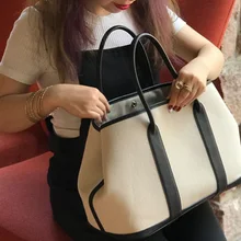 Высокое качество, холщовая и кожаная сумка, большая емкость, широкий ремешок, Серебряная Пряжка, женские сумки