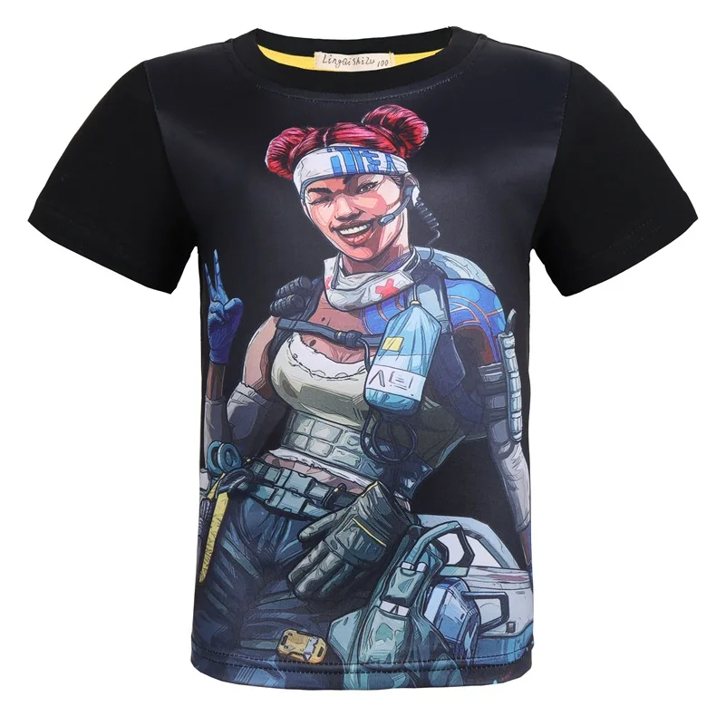 Apex hero/новые модели игр ins, детская одежда, летняя футболка с короткими рукавами для мальчиков - Цвет: 8382