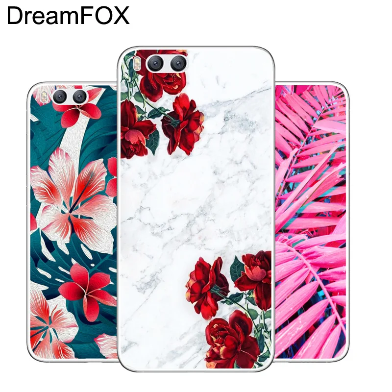 

DREAMFOX M164 Azalea Flower Floral Soft TPU Silicone Case Cover For Xiaomi Mi Note 2 3 4 5 6 8 SE M5 4C 4S 5C 5S 5X 6X A1 Plus
