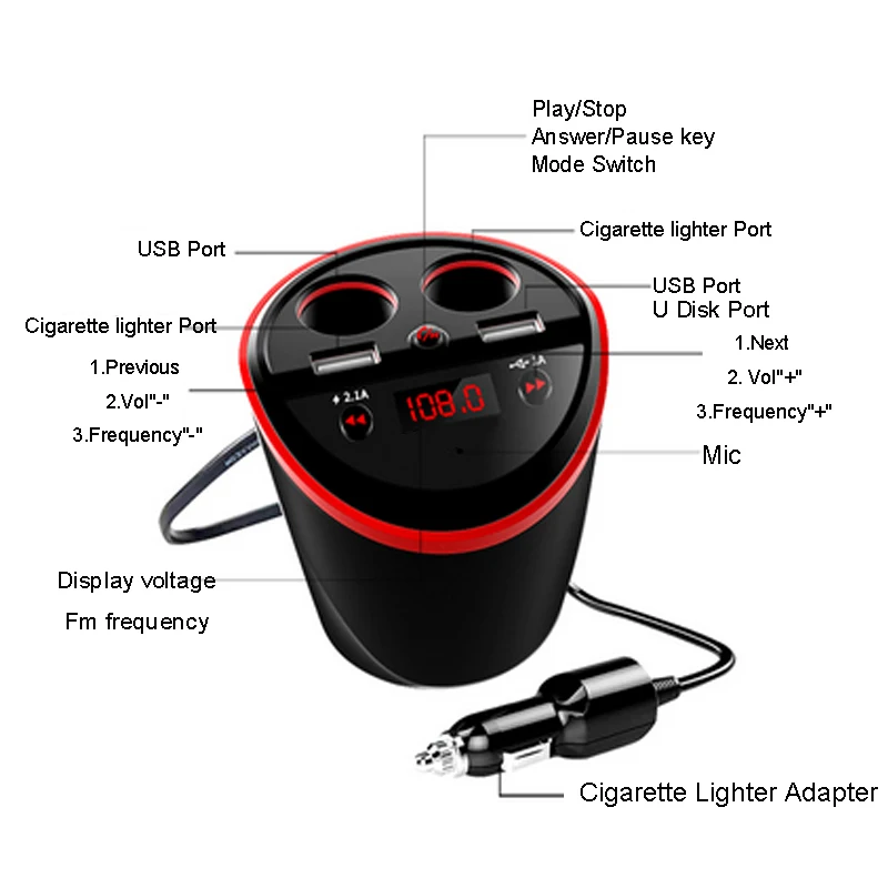 E0436 Bluetooth FM Transmitter (2)