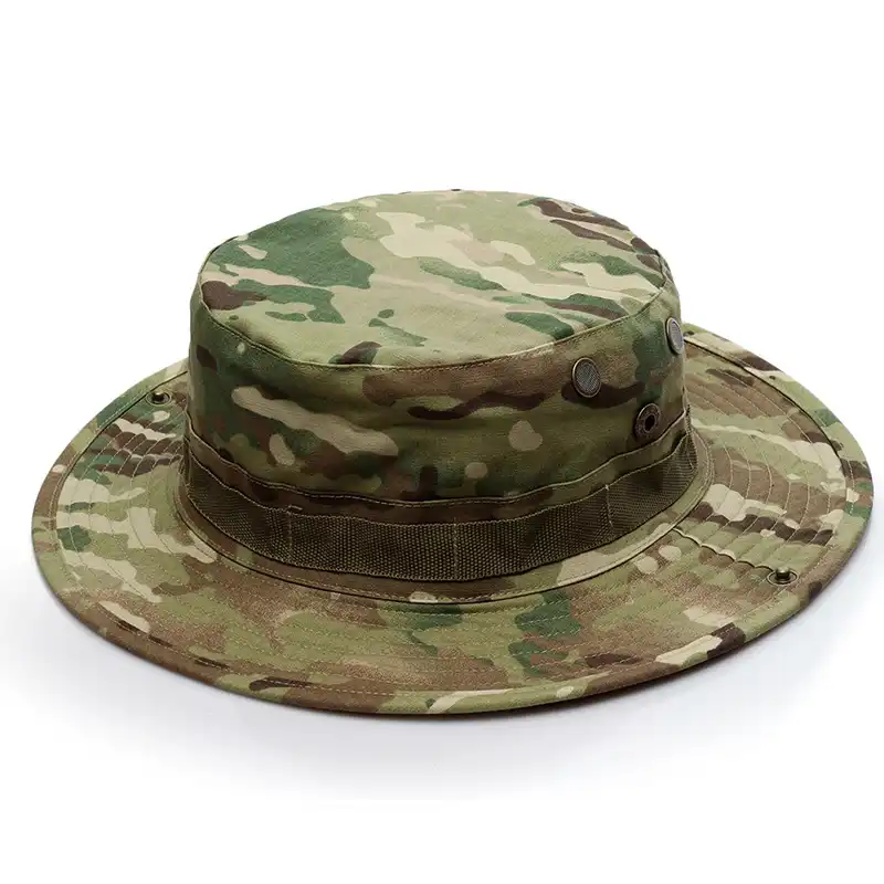 camo hiking hat