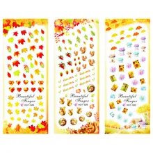 

3PCS/LOT HOT SERIAL FULL PAGE FLOWER JEWEL CARTOON NAIL TATTOOS STICKER WATER DECAL NAIL ART HOT328-363