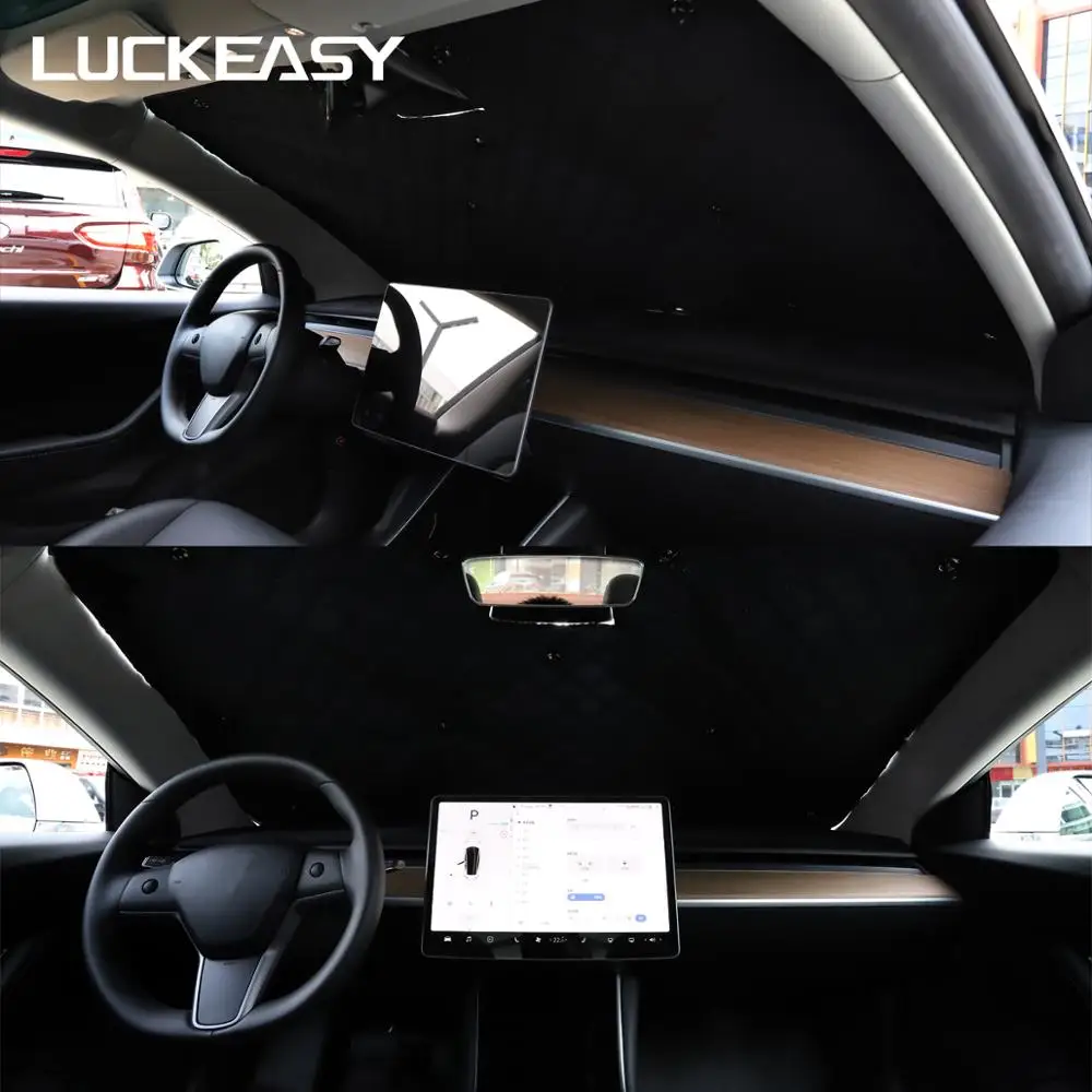 Высокоэффективный отражающий Солнечный свет LUCKEASY для Tesla model 3 2017 2019 двойной