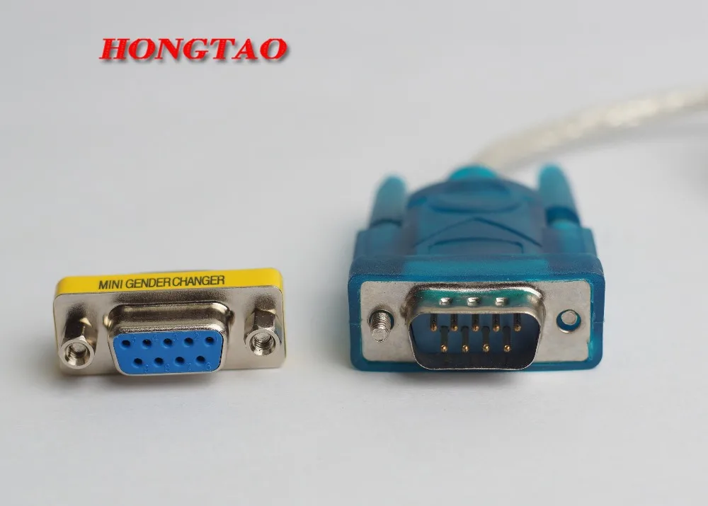 Suporte para Cabo Usb para Rs232 e Adaptador Db9 9pin Serial com sem cd com Db9 Fêmea para Fêmea 0.8m para Computador - Imagem 5