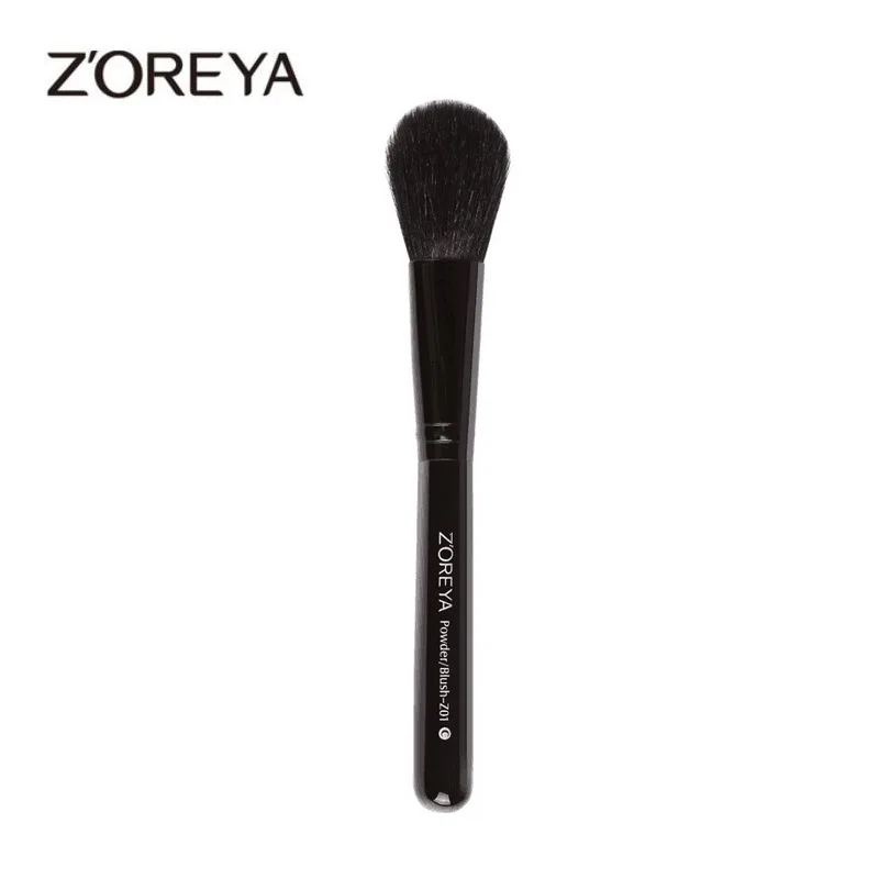 

ZOREYA 1Pcs Black Makeup Brushes Blush Powder Brush Super Soft Multifunctional Makeup Brush Goat Hair Wooden Handle Make up Tool