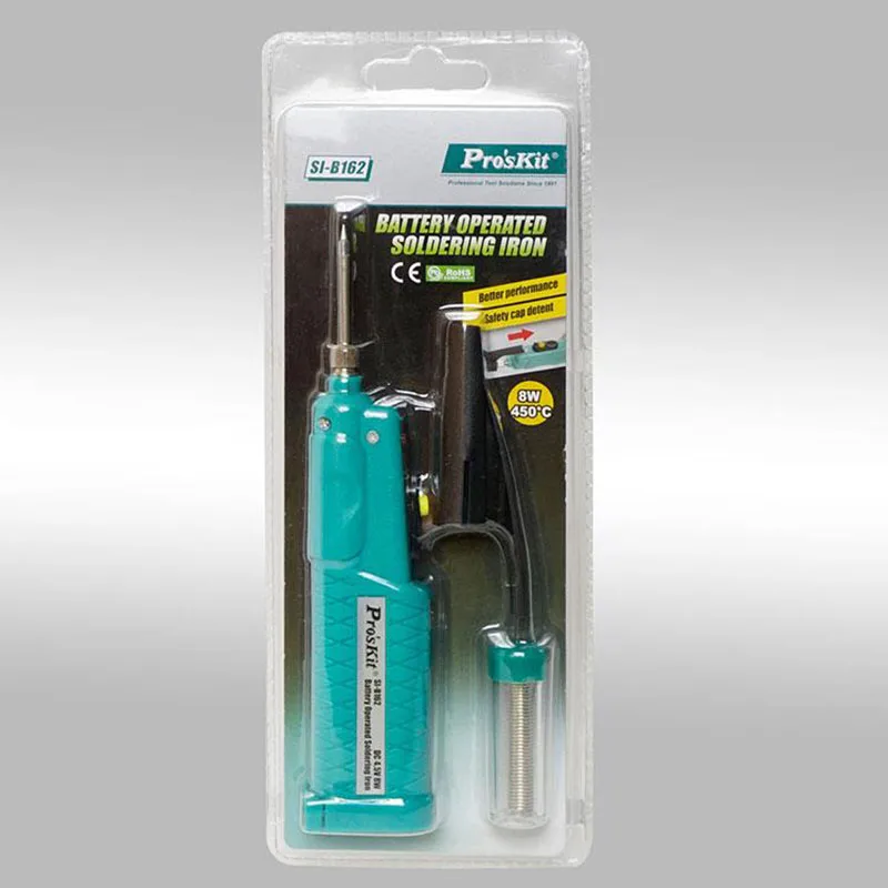 Pro'skit SI B162 батарея паяльник инструмент беспроводной Инструменты для ремонта 8 Вт
