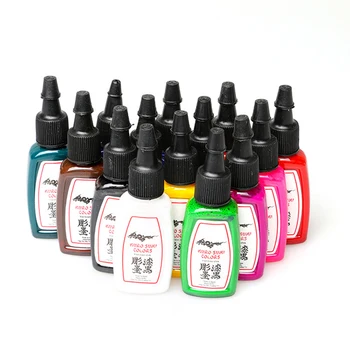 

1/2 Oz Permanent Tattoo Ink set For Body Tattoo Art Beauty Tools Makeup Ink 14 Color Micro Pigment