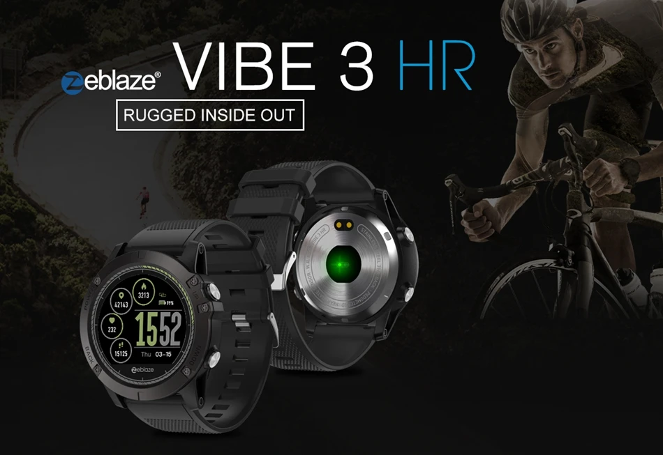 Обновленные Zeblaze VIBE 3 HR 3D ips цветной дисплей Smartwatch IP67 водонепроницаемый монитор сердечного ритма спортивные умные часы