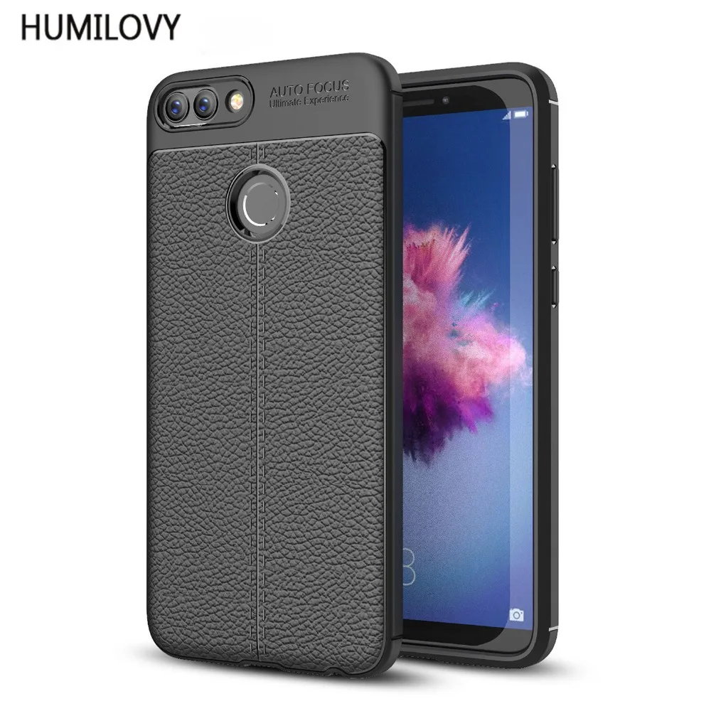 

For Huawei P Smart Plus Case Soft Shockproof Leather TPU Back Cover for Huawei P Smart Case for Huawei Enjoy 7s Phone Fundas