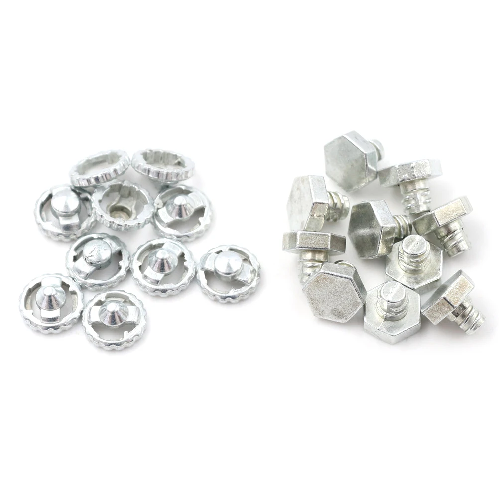 

10Pcs Metal Face Bolt Metal Performance Tip Screw Heads Parts Kit Bolt Alloy Gyro Fighting Accessories