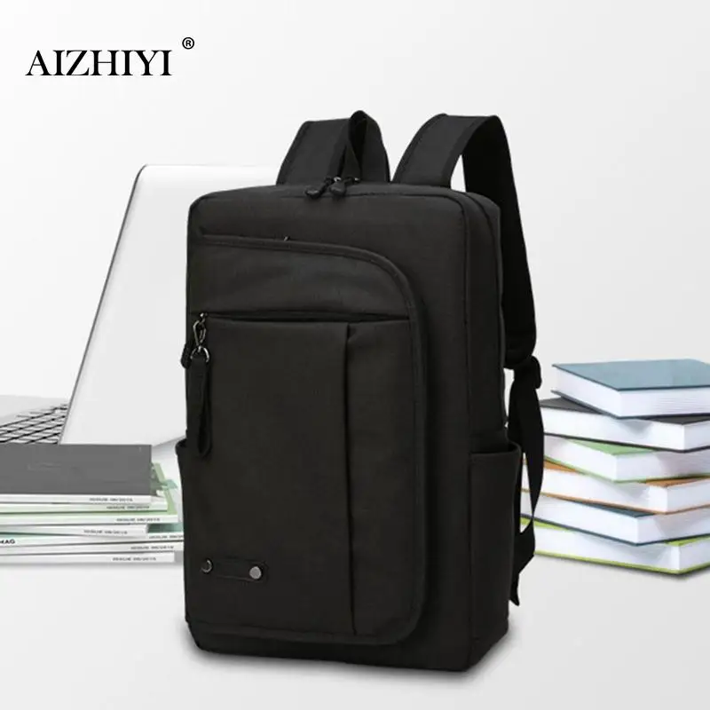 15 Mochilas Oxford impermeables de 6 pulgadas de viaje de negocios para ordenador portátil Mochila con cremallera para hombre hombro Simple Mochila escolar Mochila