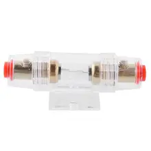 Vehemo OEM 60A Fuse Holder Block For Car Vehicle Subwoofer Amplifier Power 8 AWG