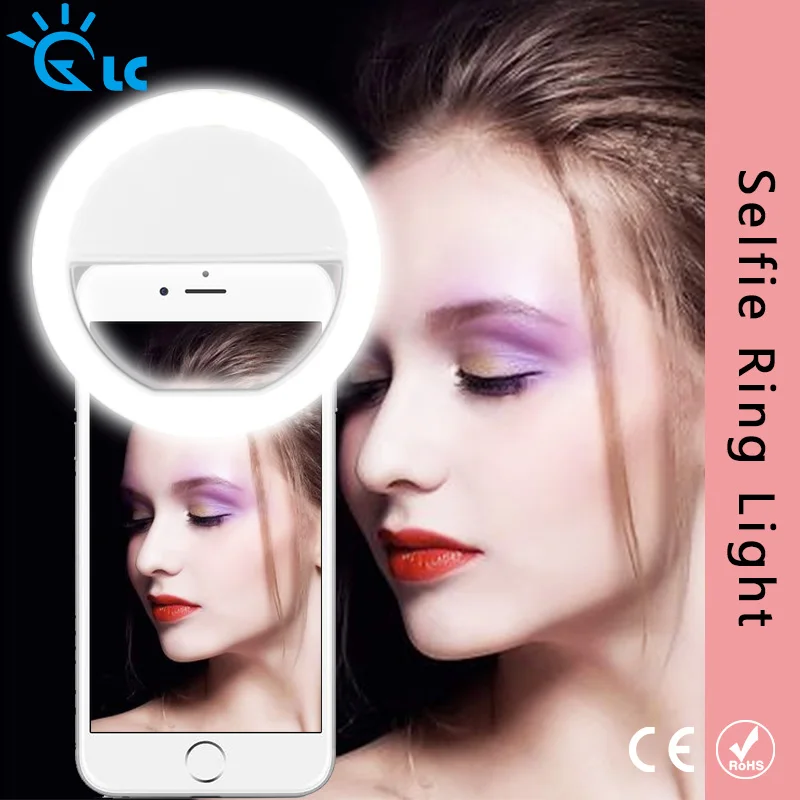 Светодиодный фонарь для селфи, портативная вспышка для селфи, светодиодный кольцевой светильник для фотосъемки, для смартфона