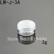 300 шт/партия facory оптом с высоким качеством, 3g коробка для крема, косметические банки, коробка для переупаковки маски, бутылки для многоразового использования LW-J-3A