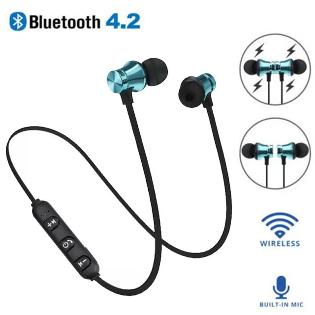 XT11 Спортивные Беспроводные Bluetooth наушники, стерео гарнитура, водонепроницаемые магнитные наушники с микрофоном для iPhone, Android