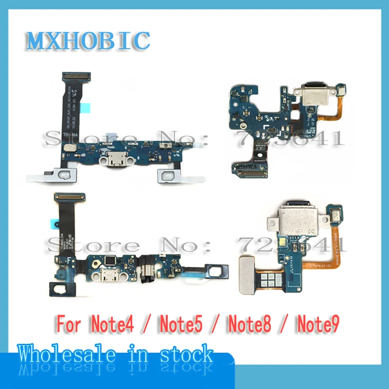 5pcs charger charging port flex cable For Samsung galaxy Note 4 5 8 9 N910f N920f N950F N950U N960F N960U usb dock connector | Мобильные
