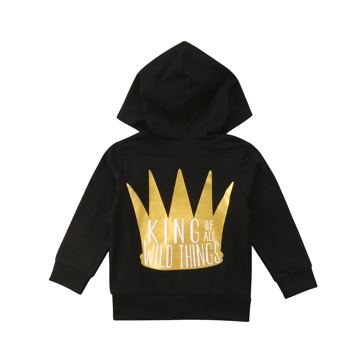 

Casual Kids Baby Boys Clothing Crown Long Sleeve Hoodie Hooded Tops Warm Sweatshirt Coat Clothes Boy 0-4T