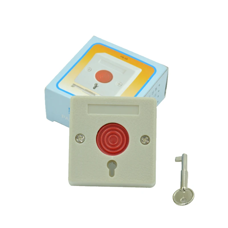 10 PCS Mini EXIT Button for door access control or home security protection alarm system Normally close open optional