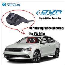 YESSUN Автомобильная Передняя камера/для VW Jetta DVR для вождения видео рекордер-для iPhone Android Функция управления приложением