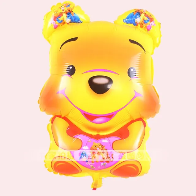 Mignon Winnie L Ourson Ballons De Bande Dessinee Joyeux Anniversaire Feuille Ballons Pour La Fete D Anniversaire D Enfants Decoration Flottant Ballon Fournitures Aliexpress