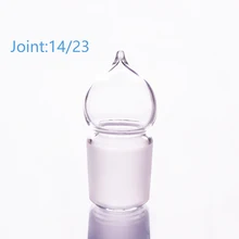 5 шт. стеклянная пробка, стеклянный полый разъем, соединение 14/23, шлифовальный шар, полый плунжер