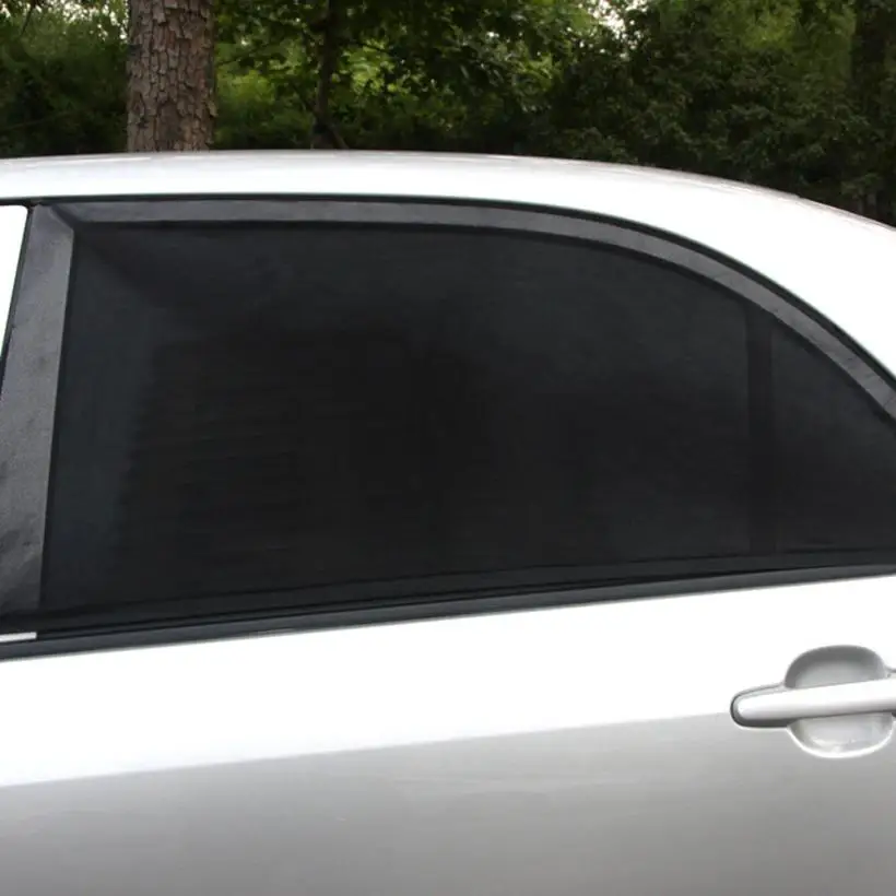 Новое поступление 2x автомобиля на заднее стекло УФ сетки солнцезащитные очки слепой Дети Зонт блокиратор черный je1