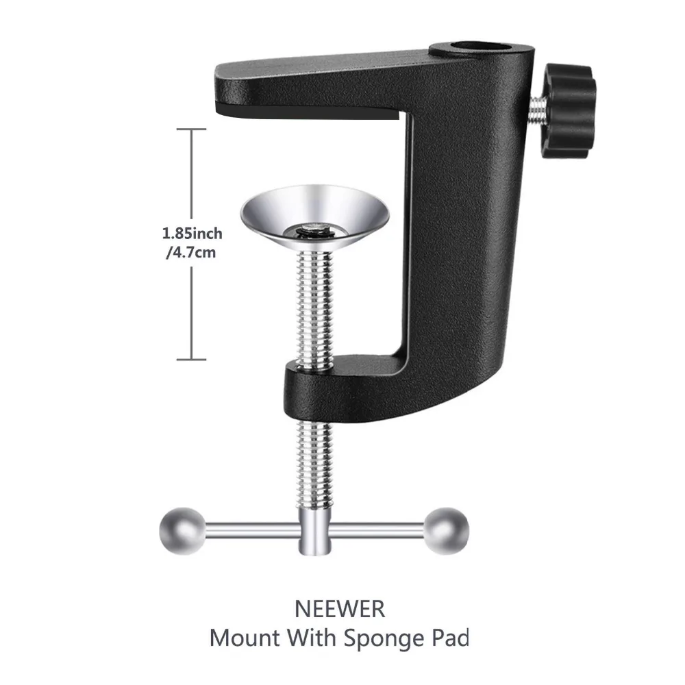 Neewer Регулируемый Настольный зажим Подвеска стрелы ножничный держатель для logitech веб-камера Вращающийся шарнир крепление на 360 градусов