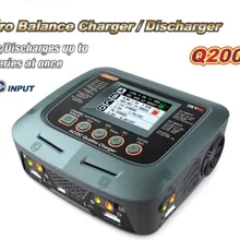 SKYRC Q200 от 1 года до 4 интеллигентая(ый) зарядное устройство AC/DC для Lipo/LiHV/литий-железо/литий-ионный/никель-металл-гидридного/гидридных и никель-кадмиевых типов аккумуляторов/свинцово-кислотная батарея+ валюты штепсельной вилки