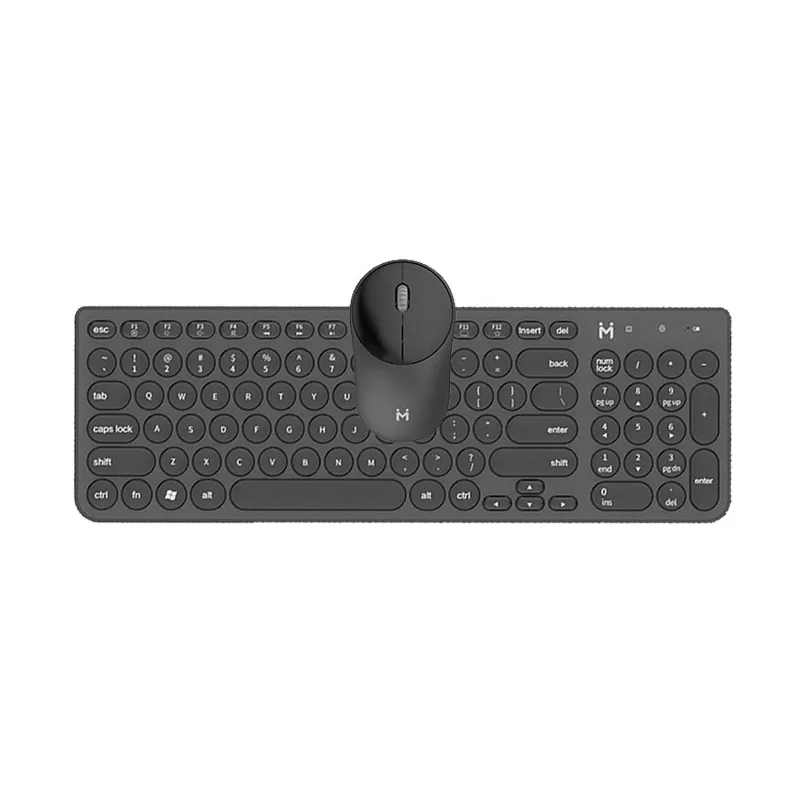 

MAIBENBEN 95 Keys 1600DPI Dot Wireless Silent Keyboard Mouse Set Battery USB For Computer Notebook Desktop Laptop PC Office Game