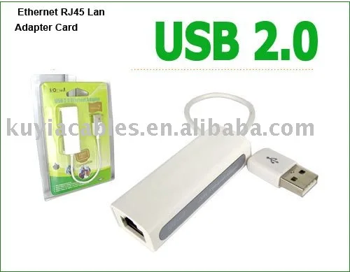 

KUYiA Free Shipping +Mini USB 2.0 to Ethernet RJ45 Lan Adapter Card for XP Vista New