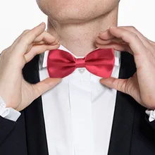 Твердые Цвет лук галстук для жениха Для мужчин клетчатый галстук gravata мужской женский брак бабочка свадебные галстуки-бабочки vestido корбата галстук-бабочка