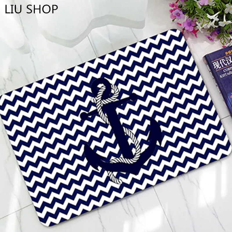 Online Get Cheap Navy Bathroom Rugs -Aliexpress.com Alibaba Group LIU navy style anchor doormat nautical hallway kichten bathroom carpet rubber non slip mat study entry decoration water rug - Online Get Cheap Navy Bathroom Rugs -Aliexpress.com Alibaba Group