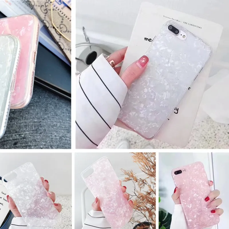 

Shell Silicone Cases For iPhone X 8 7 Plus 5 5S SE Soft TPU Silicone Back For Fundas carcasa iPhone 7 8Plus 6 S Cover Coque