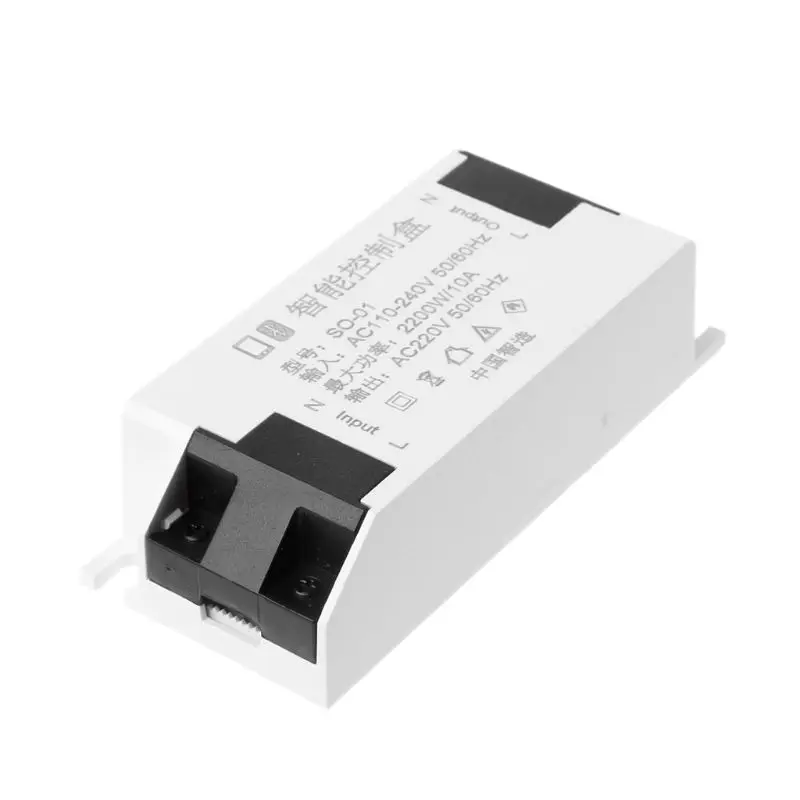 

AC 110-240V 10A 2200W Smart Bluetooth APP Remote Control Wireless ON/OF Switch Controller for LED Light Fan Smartphones