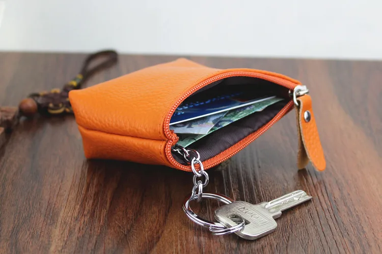 ETya, мужской держатель для карт из натуральной кожи, Женский кошелек для монет, держатель для ключей, кошелек на молнии, сумка, высокое качество, маленький кошелек, сумка для мелочи
