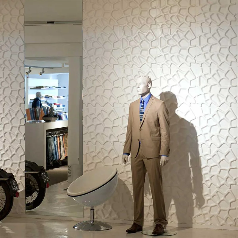 

Fashion 3D European three-dimensional wall stickers for the living room TV backdrop wallpaper bedroom decoration self-adhesive