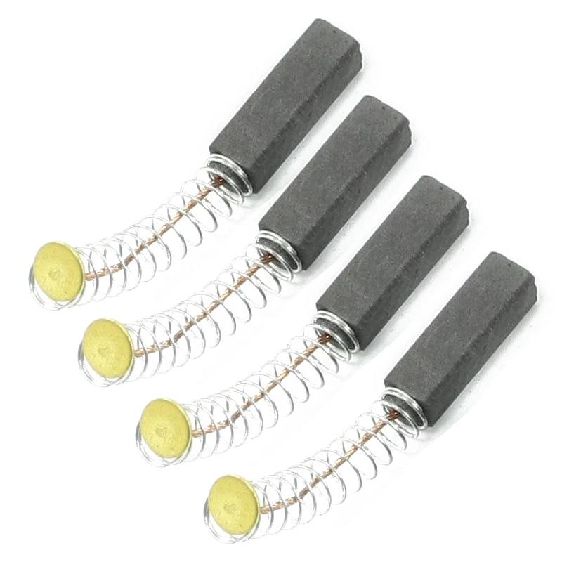 4pcs/lot Electric Drill Motor Carbon Brushes Mini Drill Carbon Brushes with Spring Set Spare Part 6mm*6mm*20mm